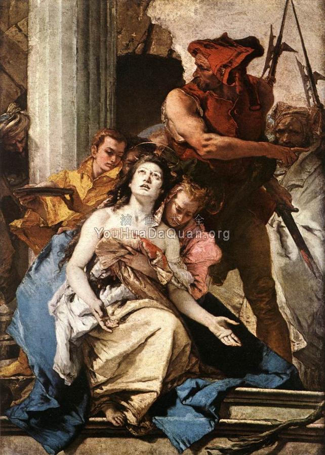 the martyrdom of st agatha 乔瓦尼·巴蒂斯塔·提埃波罗